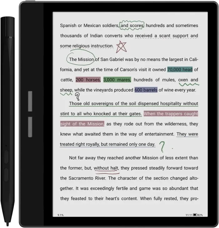 Bigme B751C Color ePaper Tablet 7 Inch for Note-Taking, Reading and Writing with Case and Stylus - Image 2