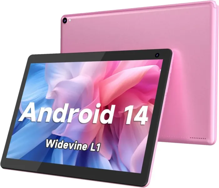 COOPERS Tablet 10 inch, Android 14 Tablet, 32GB ROM 1TB Expand Computer Tablets, Quad Core Processor 6000mAh Battery, 1280x800 IPS Touch Screen, 2+8MP Dual HD Camera, Bluetooth WiFi Tablet PC