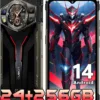 CUBOT KingKong AX 2024 Rugged Phone Unlocked-Android 14/ MTK G99/ 24GB RAM+256GB ROM Dual SIM Smartphone/ 6.58" &1.32" Dual Screen/100MP Rugged Smartphone/ IP68 IP69K Waterproof Cell Phone/33W/GPS/NFC
