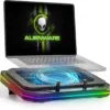 Cooling Pad for Dell Alienware m18 R2 R1 18 inch Gaming Laptop, It is a Well Deserved Heat Dissipation Monster,Cooler with Powerful Turbo Fan Can Fast Cooling,6 RGB Light Mode,Touch Start ﻿