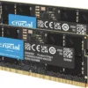 Crucial 128GB Kit (2X64GB) DDR5 RAM 5600MHz (or 5200MHz or 4800MHz) Laptop Memory Kit, SODIMM 262-Pin, Compatible with Latest Intel Core Ultra and AMD Ryzen 8000 & Above – CT2K64G56C46S5