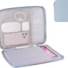 DDgro Padded Tablet Sleeve Bag for 9-11 Inch iPad, iPad Pro, iPad Air and Other Tablets (PU-Misty Blue, 11 inch)
