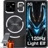 DOOGEE Blade GT AI 5G Rugged Phone Unlocked,LED Light Effect,6nm D7050 CPU,32GB+256GB/2TB,10.5mm Ultra-Thin Android 14 Rugged Smartphone,6.72" FHD+120Hz,48MP,5500mAh+18W,NFC/Face ID/Fingerprint/WiFi6
