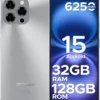 DOOGEE Note 58 Unlocked Cell Phone,Android 15 Smartphone with 32GB+128GB/2TB TF Expand,6250mAh Battery, 6.75"HD+ 90Hz Cellphone,4G Dual SIM Mobile Smart Phones, Widevine L1/NFC/OTG/Face Unlock,Natural