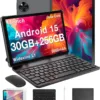 DOOGEE U11 Pro Android 15 Tablet, 11 inch Tablet, 30GB+256GB/2TB TF,8580mAh,Octa-Core,90Hz Display, Netflix 1080P,5G WiFi,Widevine L1,BT5.0,13MP+5MP, Face ID/OTG with Pen, Keyboard, Mouse&Case