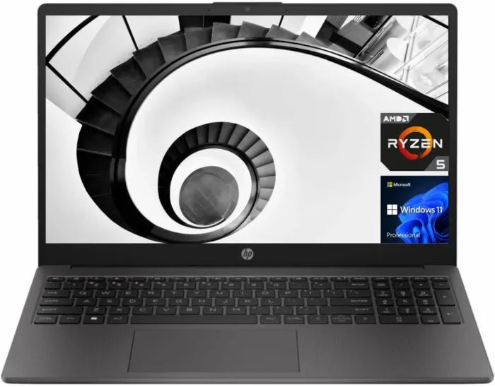 HP 255 G10 Business Laptop, 15.6" FHD Display, AMD Ryzen 5 7530U, 32GB RAM, 1TB PCIe SSD, Numeric Keypad, Webcam, HDMI, Wi-Fi 6, Windows 11 Pro, Grey - Image 2