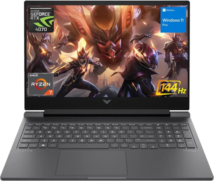 HP Victus 16.1 Ryzen 7 RTX 4070 Premium Gaming Laptop, 16.1" FHD 144Hz, AMD Ryzen 7 8845HS (Beats i7-1355U), NVIDIA GeForce RTX 4070, 64GB DDR5 RAM, 2TB SSD, HDMI, Wi-Fi 6, Windows 11 Pro - Image 2