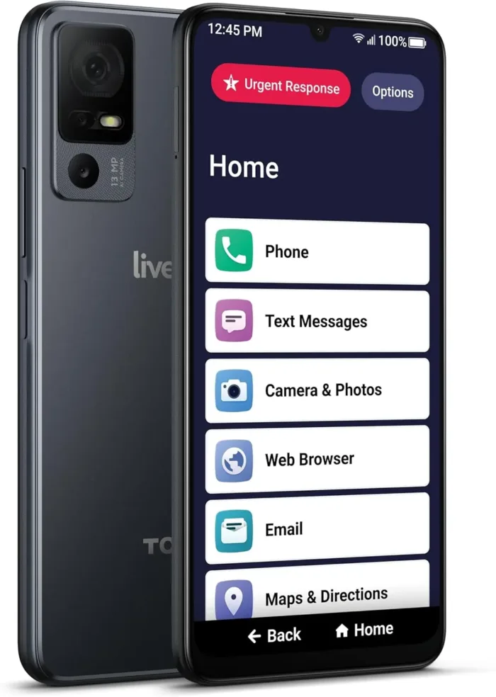 LIVELY Jitterbug Smart4 Smartphone for Seniors - Cell Phone for Seniors - Not Compatible with Other Wireless Carriers - Must Be Activated Phone Plan - Image 2