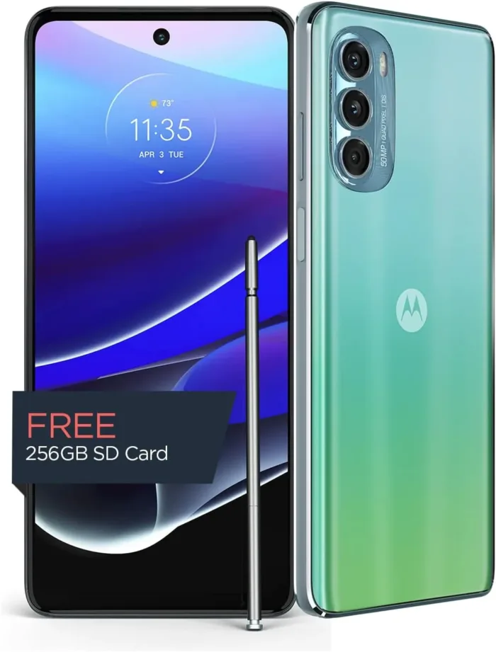 Motorola Moto G Stylus 5G ,all carriers| 2022 | Made for US 8/256GB | 50MP Camera | Seafoam Green - Image 2