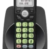 [New] VTech VG131-11 DECT 6.0 Cordless Phone - Bluetooth Connection, Blue-White Display, Big Buttons, Full Duplex, Caller ID, Easy Wall Mount, 1000ft Range (Black)