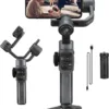 Zhiyun Smooth 5 Smartphone Gimbal Stabilizer for iPhone 14 Pro Max Plus 13 Mini 12 11 XS X XR 8 Professional 3-Axis Phone Gimbal Video Stabilizer with Face Object Tracking Timelapse