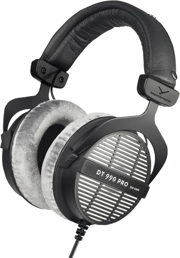beyerdynamic DT 990 Pro 250 ohm Over-Ear Studio Headphones For Mixing, Mastering, and Editing