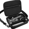 co2CREA Osmo Mobile 7P/7 Gimbal Stabilizer Hard Case - Waterproof Travel Storage Box with Custom Foam Insert & Mesh Pocket for DJI OM Mobile 7P Smartphone Gimbal, Accessories, Cables (Black Case)